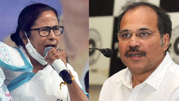 Mamata Banerjee Adhir Ranjan Chowdhury