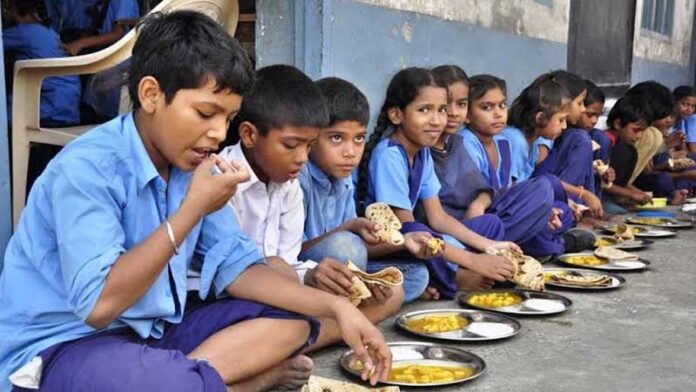 Children eating Meal