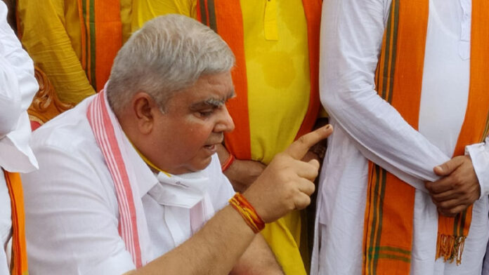 West Bengal Governor Jagdeep Dhankhar
