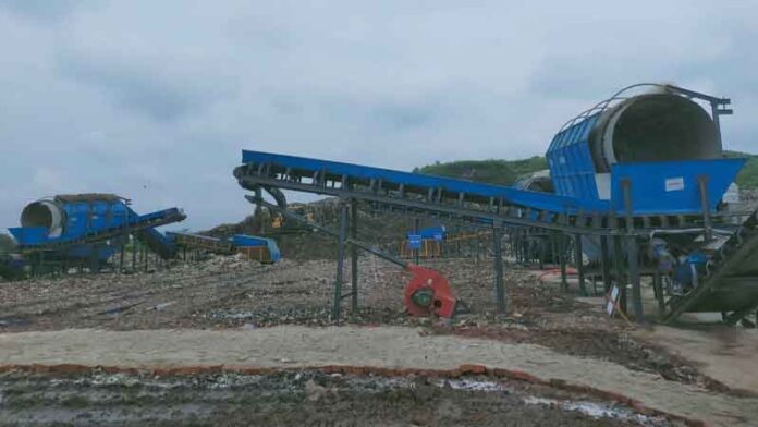 KMC-Landmark-Step-Renewing-Waste-Garbage--Segregation-Unit-set-up-Dhapa