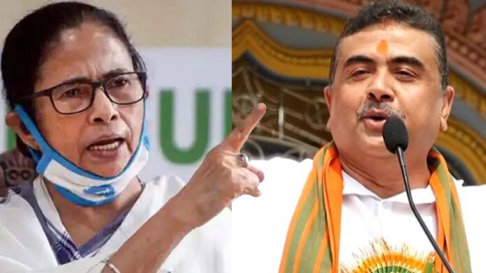 Mamata Banerjee Suvendu Adhikari face to face first time today high tension
