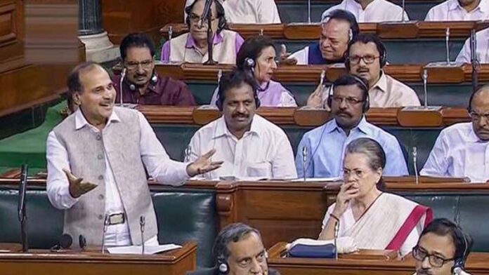 Sonia Gandhi Adhir Ranjan Chowdhury Congress TMC relationship West Bengal