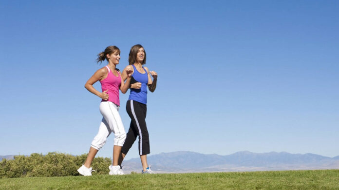 Two Girl Walking